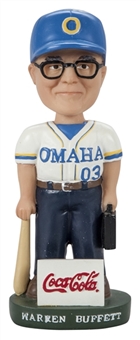 Warren Buffet Autographed Omaha Royals Bobble Head Doll (PSA/DNA)